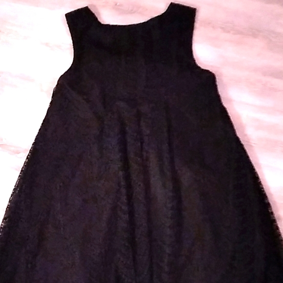 Black H&M black lace pattern dress - Picture 3 of 3